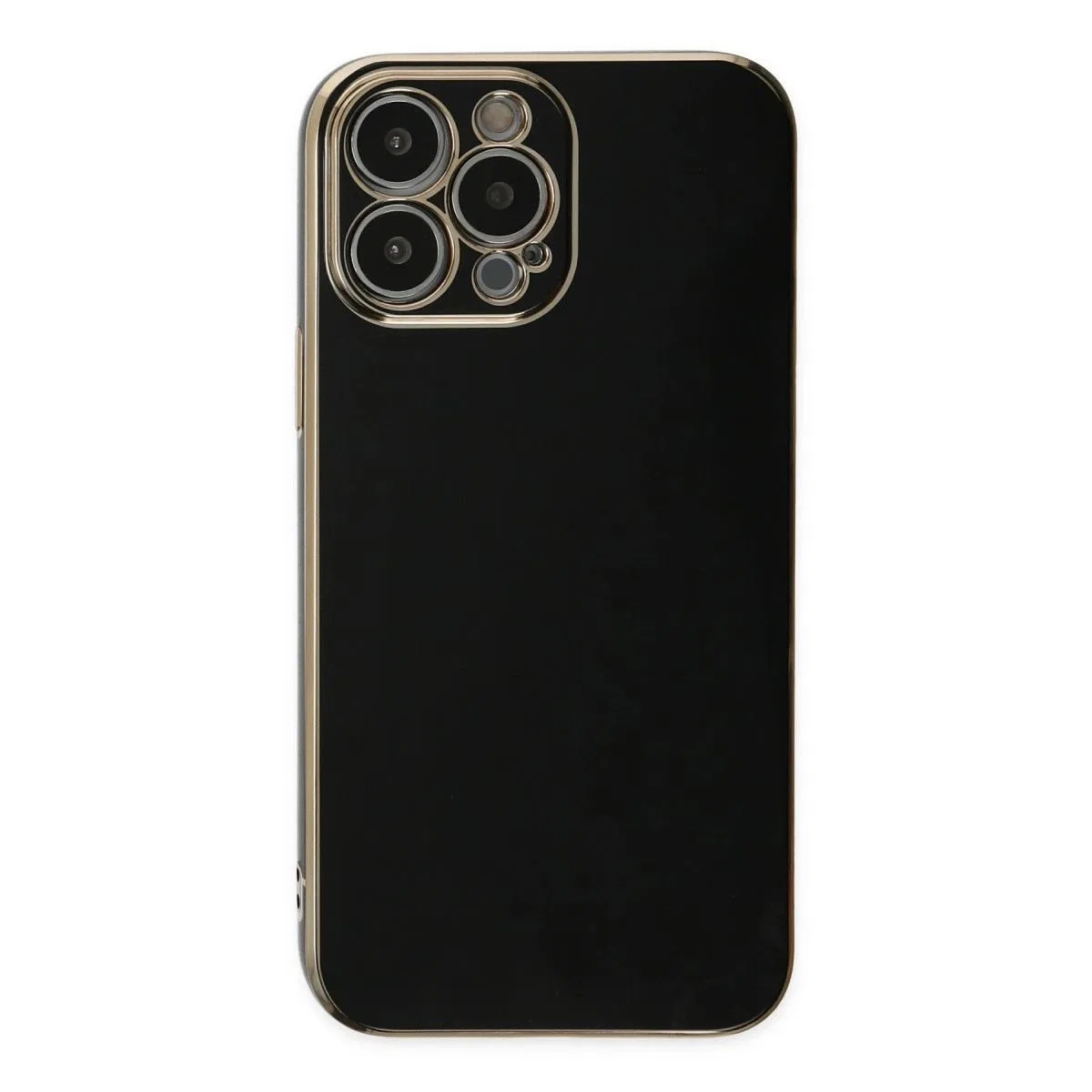 Apple İphone 14 Pro Max Kılıf Volet Silikon - Siyah