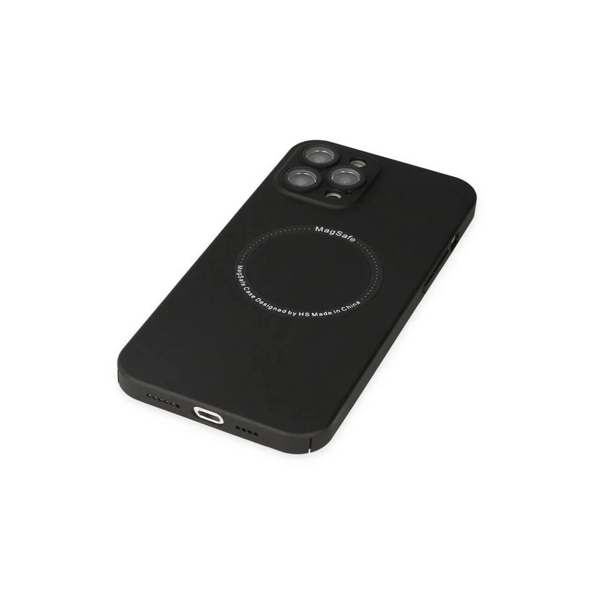 Apple İphone 12 Pro Kılıf Jack Magneticsafe Lens Silikon - Siyah
