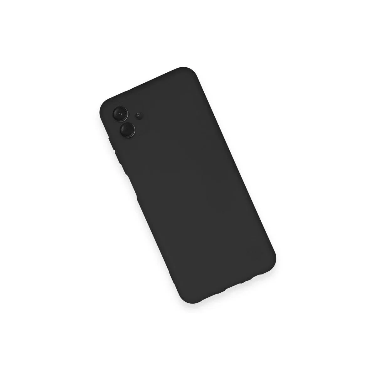 Newface Samsung Galaxy A04 Kılıf Nano İçi Kadife Silikon - Siyah