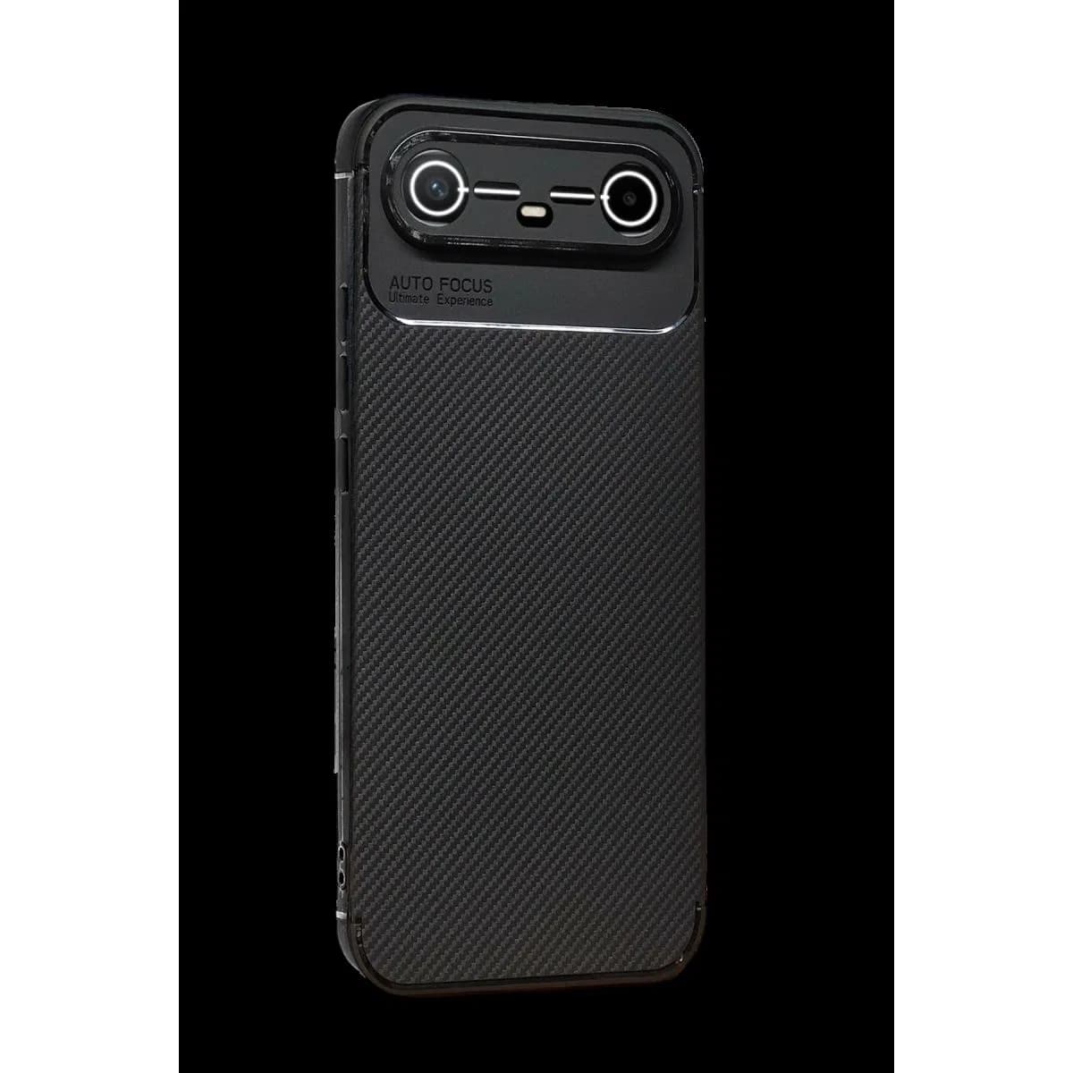 Tecno Spark Slim 5g Auto Focus Karbon Kapak - Siyah