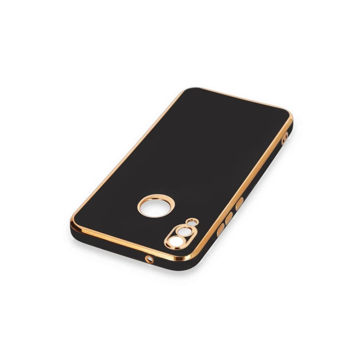 Huawei P20 Lite Kılıf Volet Silikon - Siyah