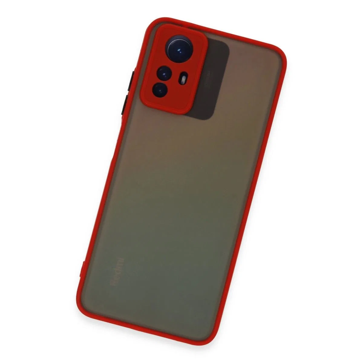 Xiaomi Redmi Note 12s Kılıf Montreal Silikon Kapak - Kırmızı