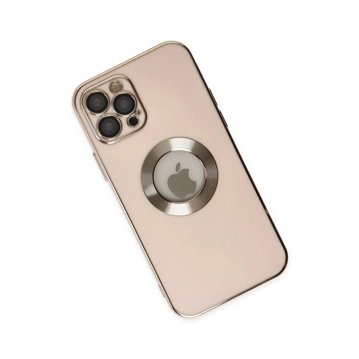 Apple İphone 12 Pro Kılıf Store Silikon - Pembe