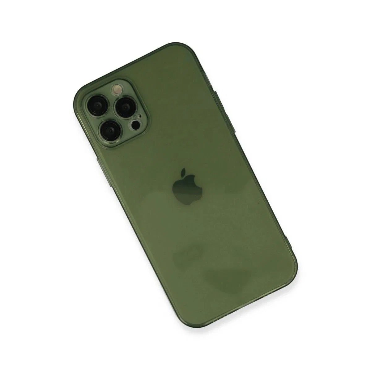 Apple İphone 12 Pro Kılıf Fly Lens Silikon - Yeşil