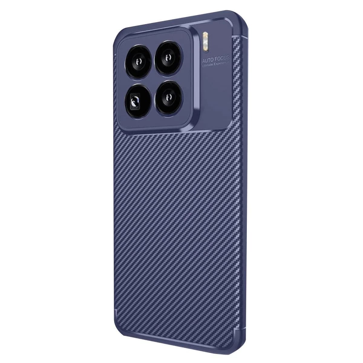Xiaomi Mi 15 Pro Kılıf Auto Focus Karbon Kapak - Lacivert