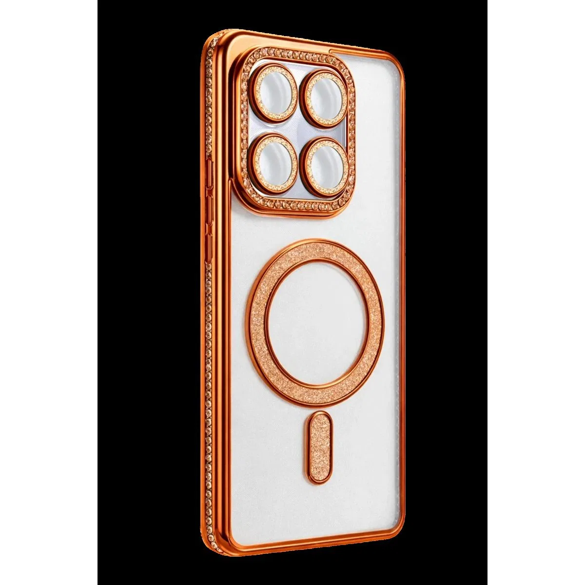 Newface Xiaomi Mi 17t Joke Simli Magneticsafe Kılıf - Turuncu