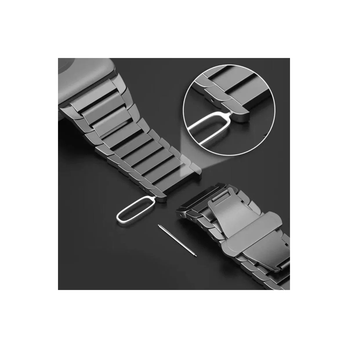 Apple Watch 42mm Kr413 Fine Steel Kordon (saat Değildir) - Rose