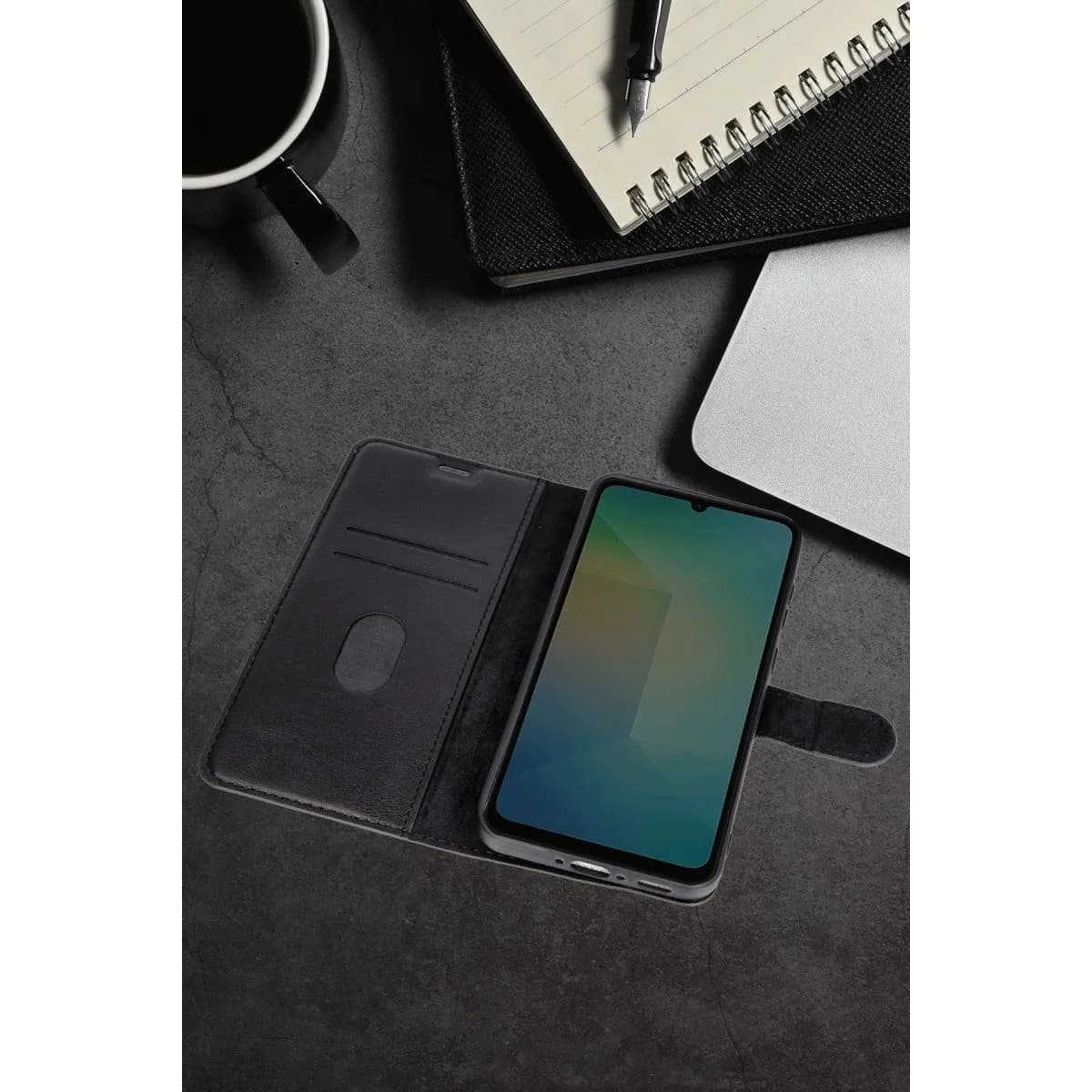 Samsung Galaxy A56 Kılıf Trend S Plus Kapaklı Kılıf - Siyah