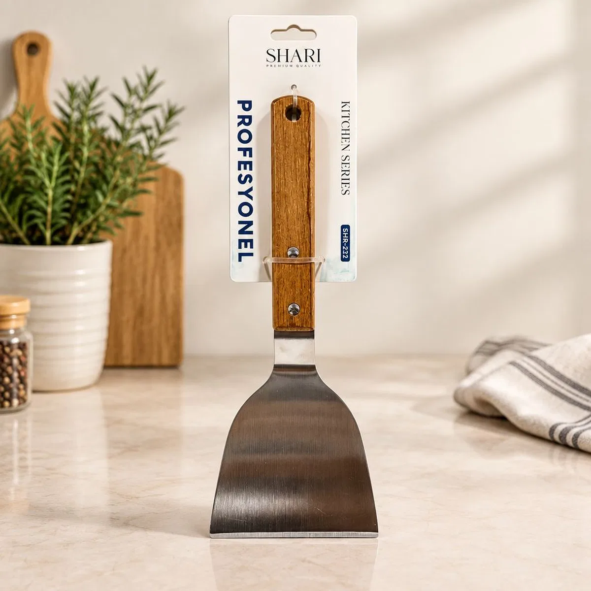 Ahşap Saplı Spatula
