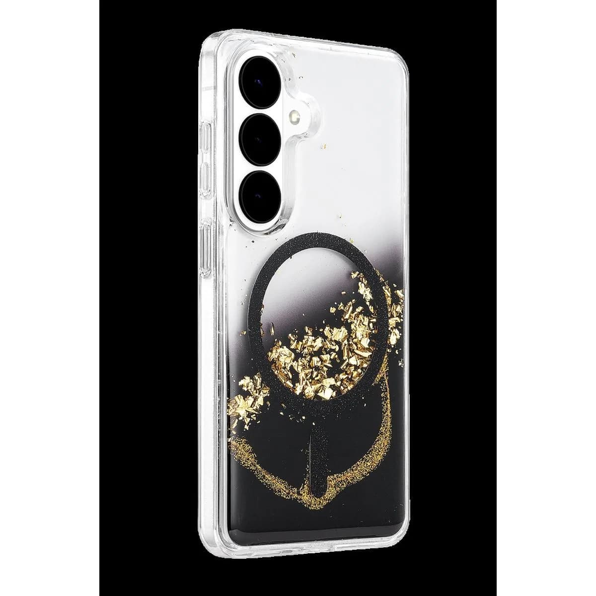 Onegif Samsung Galaxy S26 Lotus Simli Magsafe Kapak - Siyah