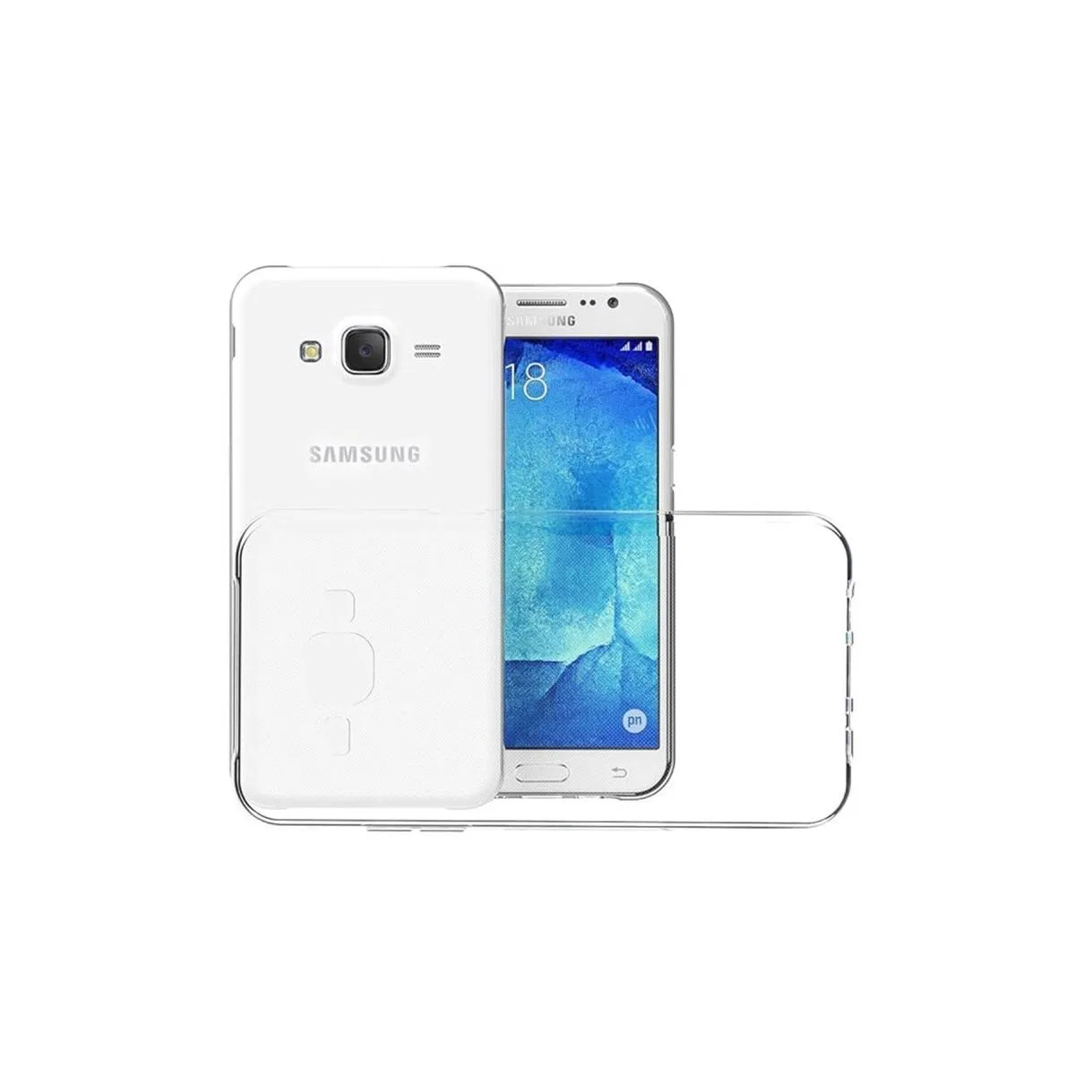 Newface Samsung Galaxy J7 Kılıf Lüx Şeffaf Silikon