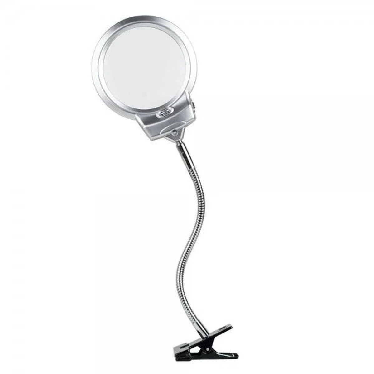 Nikula-2. 5x130 Mm 5x24 Mm Led Aydınlatmalı Büyüteç, masa Üstü Metal Hortum Mandallı-mg15124-c