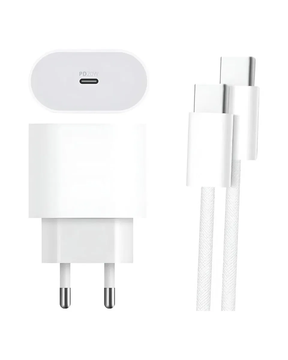 Type-C to C Kablolu 35W Hızlı Şarj Başlığı Set
