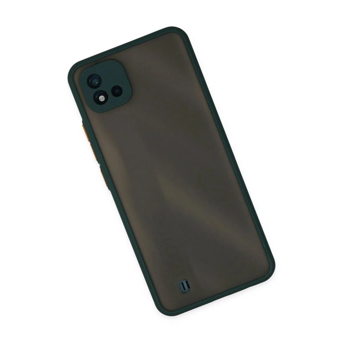 Realme C11 2021 Kılıf Montreal Silikon Kapak - Yeşil