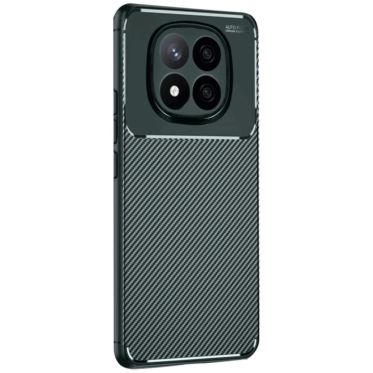 Xiaomi Redmi Note 14 Pro 4g Kılıf Auto Focus Karbon Kapak - Koyu Yeşil