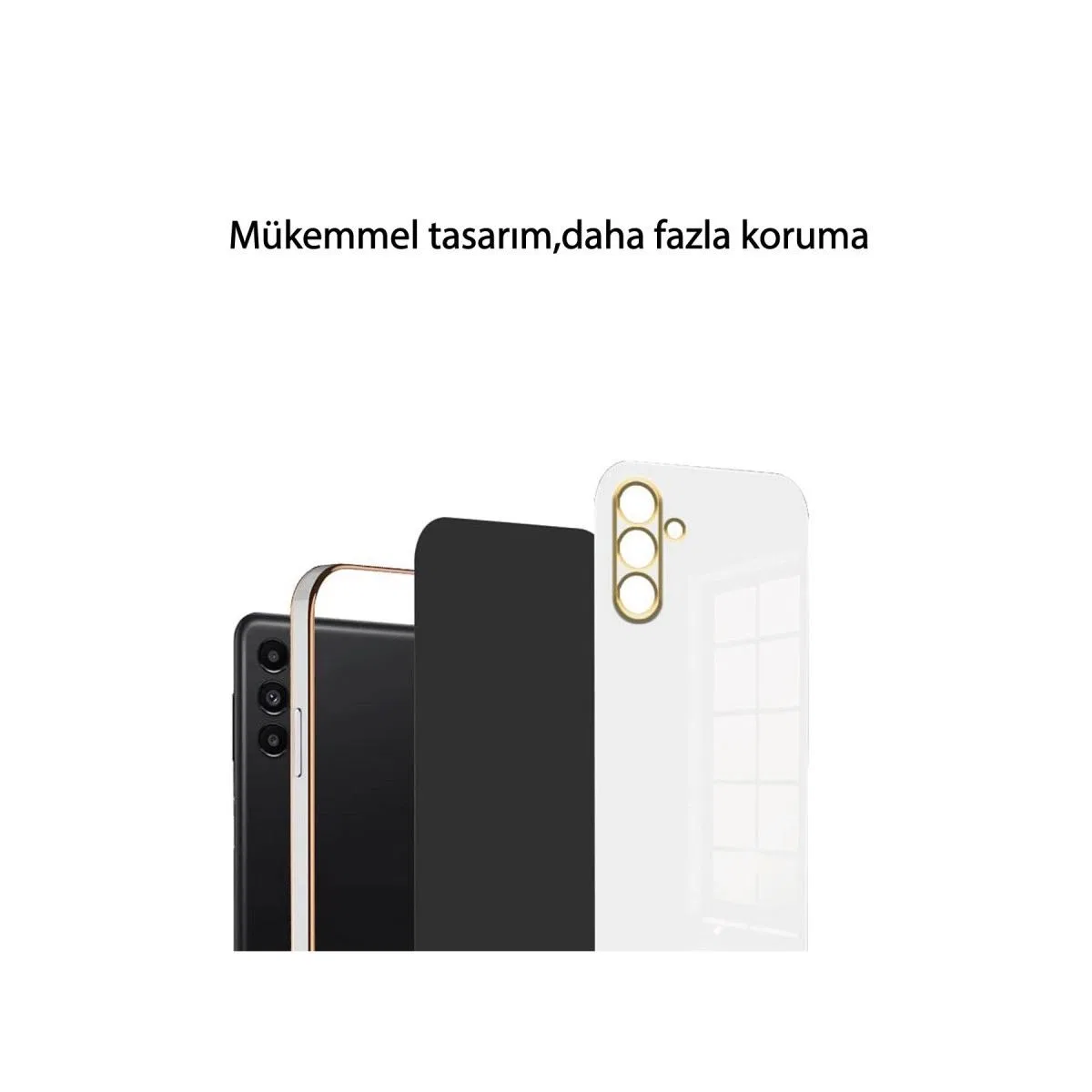 Xiaomi Redmi 13c Kılıf Volet Silikon - Siyah