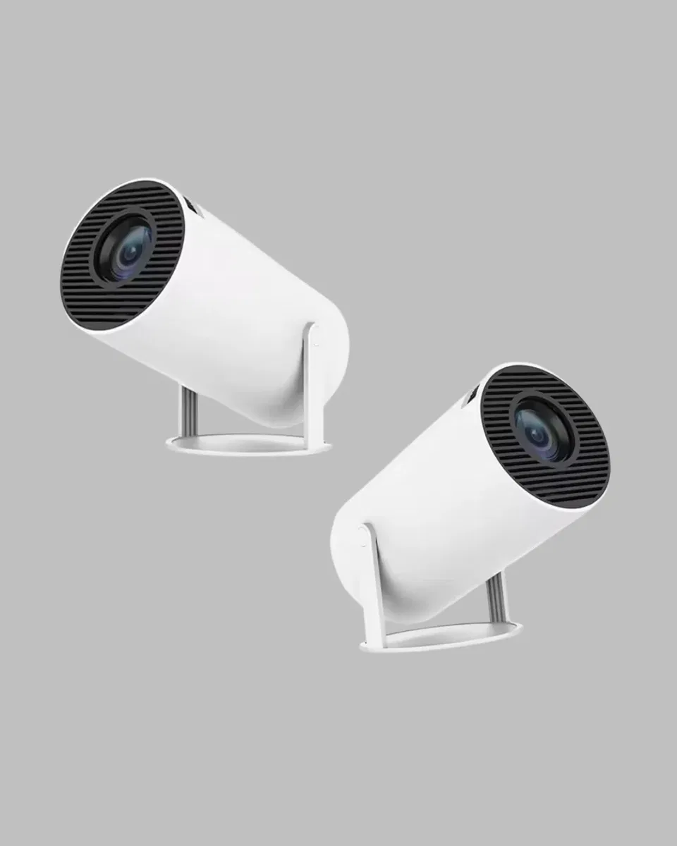 Full HD 4K Uyumlu Projeksiyon Cihazı 130 İnç Geniş Ekran Destekli