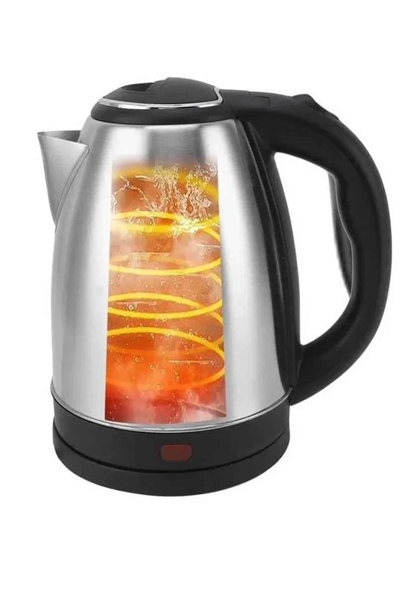 Elektrikli Paslanmaz Çelik Su Isıtcı Çelik Kettle 1. 8 Lt. Uzun Ömürlü