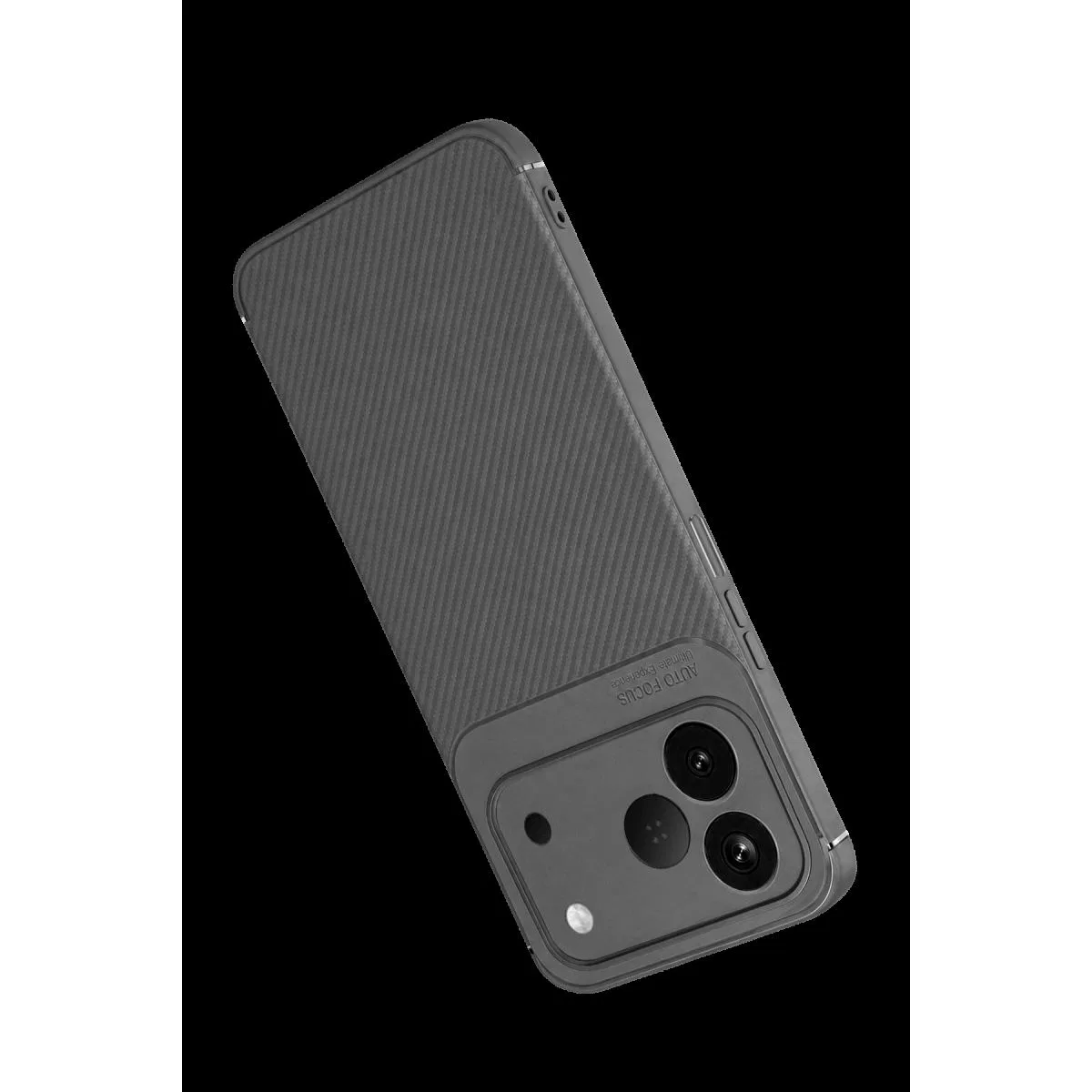 Newface Tecno Spark 50 4g Auto Focus Karbon Kapak - Gri