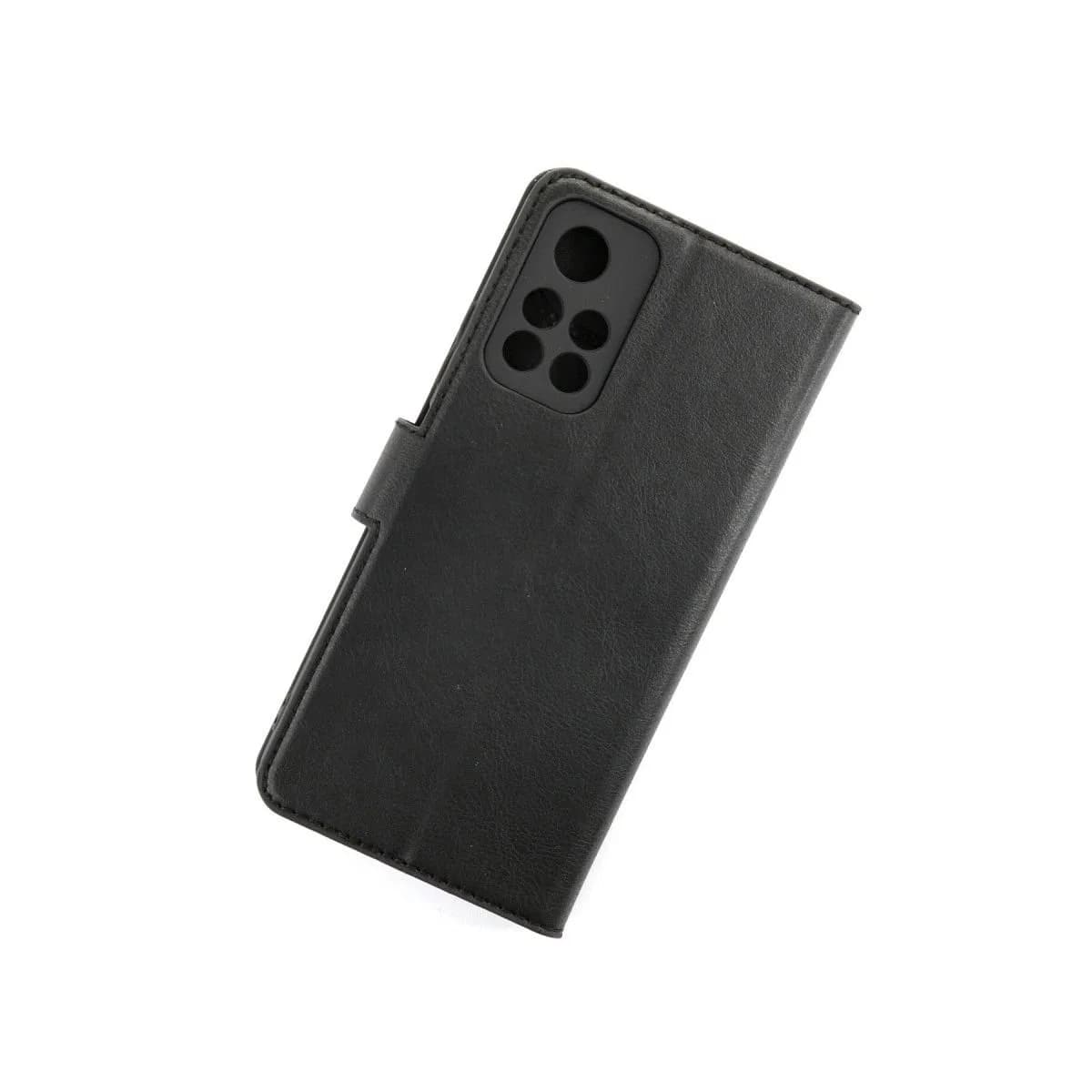 Xiaomi Redmi Note 11t Kılıf Trend S Plus Kapaklı Kılıf - Siyah