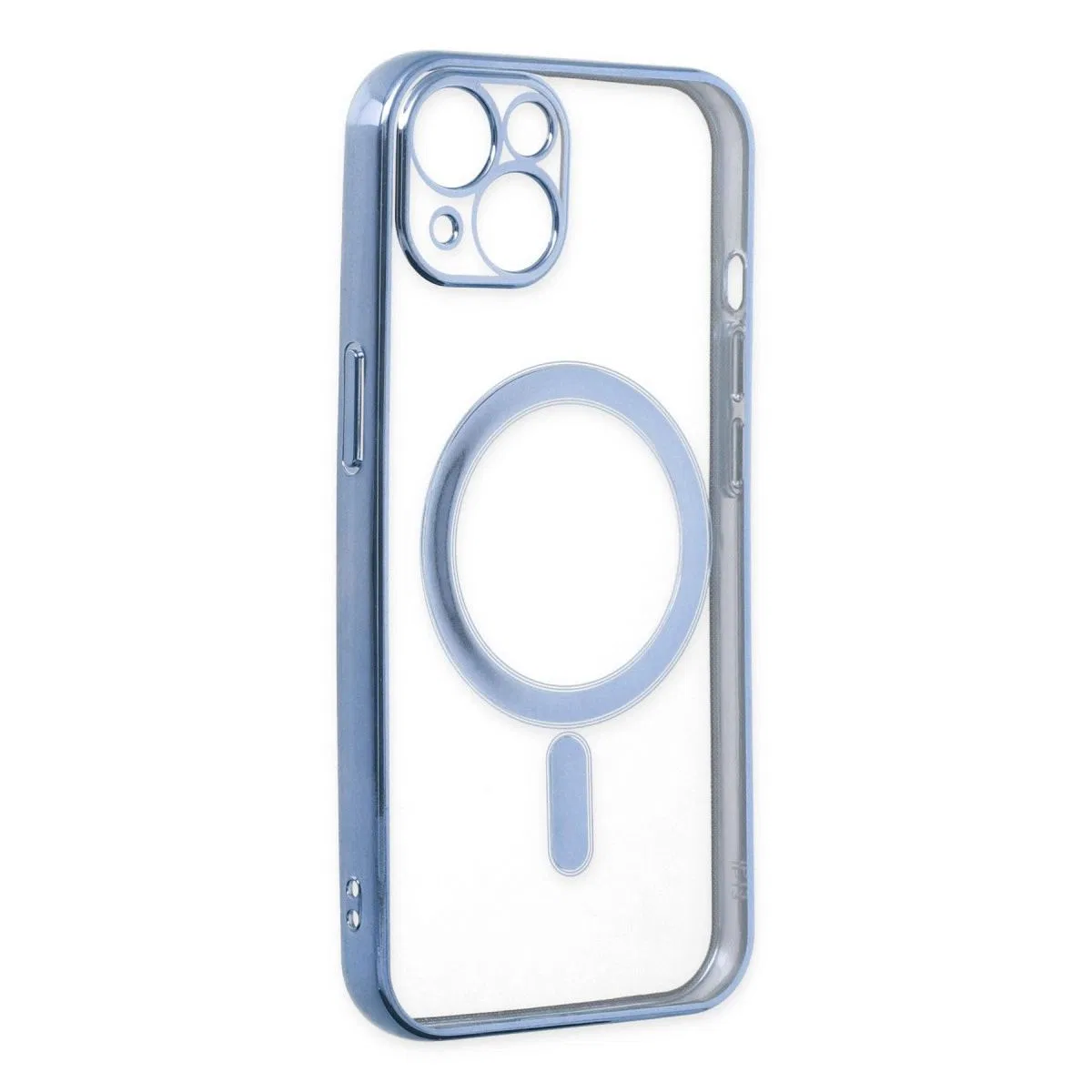 Apple İphone 14 Plus Kılıf Magneticsafe Lazer Silikon - Sierra Blue