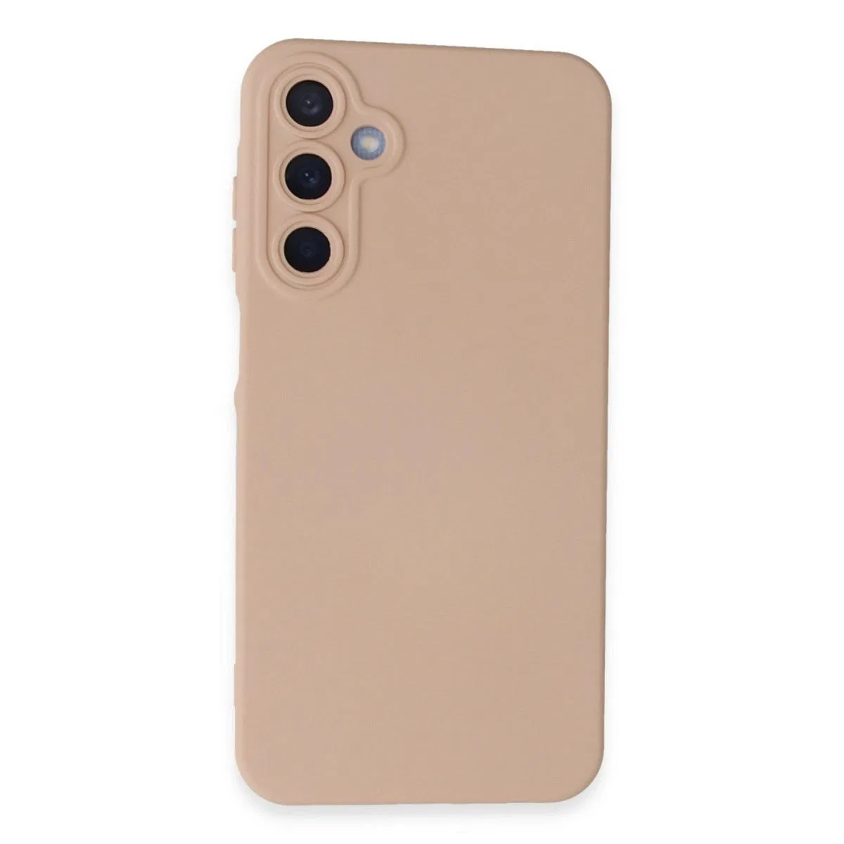 Samsung Galaxy A15 4g Kılıf Nano İçi Kadife Silikon - Pudra