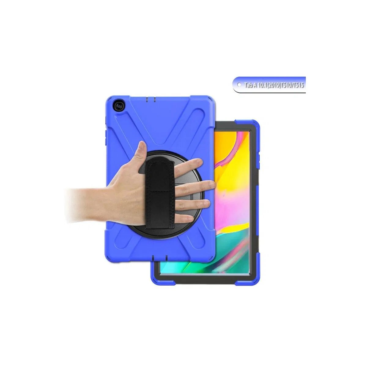 Samsung Galaxy T510 Tab A 10. 1 Kılıf Amazing Tablet Kapak - Mavi