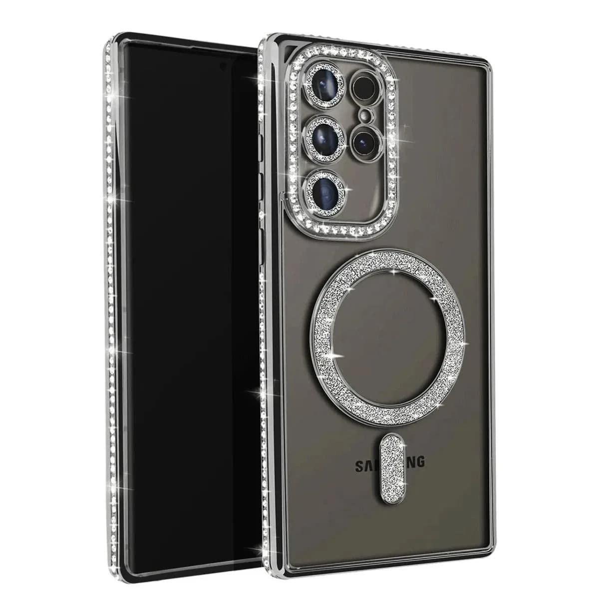 Samsung Galaxy S23 Ultra Joke Simli Magneticsafe Kılıf - Siyah