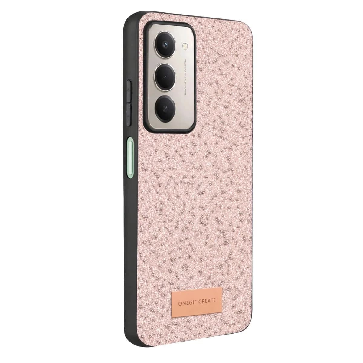 Onegif Xiaomi Redmi 15 4g Bright Simli Kapak - Pembe