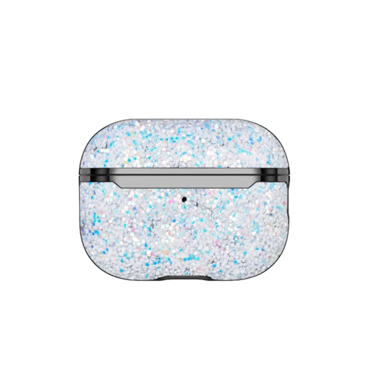 Onegif Apple Airpods 2 (2. nesil) Bright Simli Airpods Kapak - Gümüş