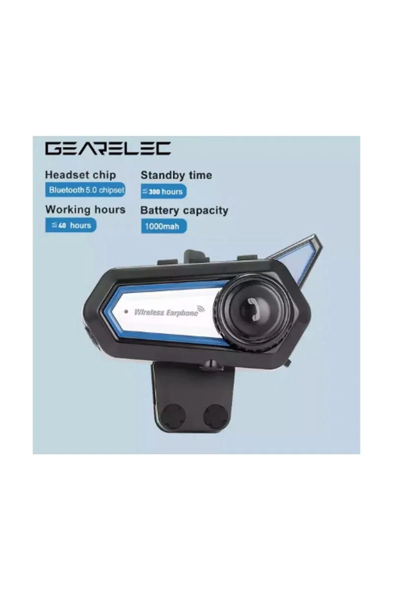 Bt31 Kask Kulaklık Bluetooth 5. 0 Motosiklet Interkom Su Geçirmez Kablosuz Kulaklık