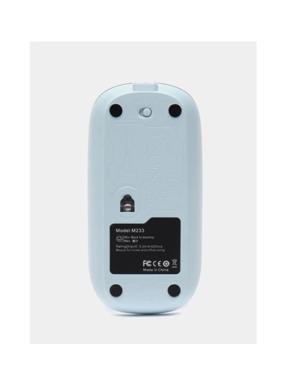Bluetooth 5. 2 Destekli Mavi Pilli Kablosuz Mouse Yeni Nesil
