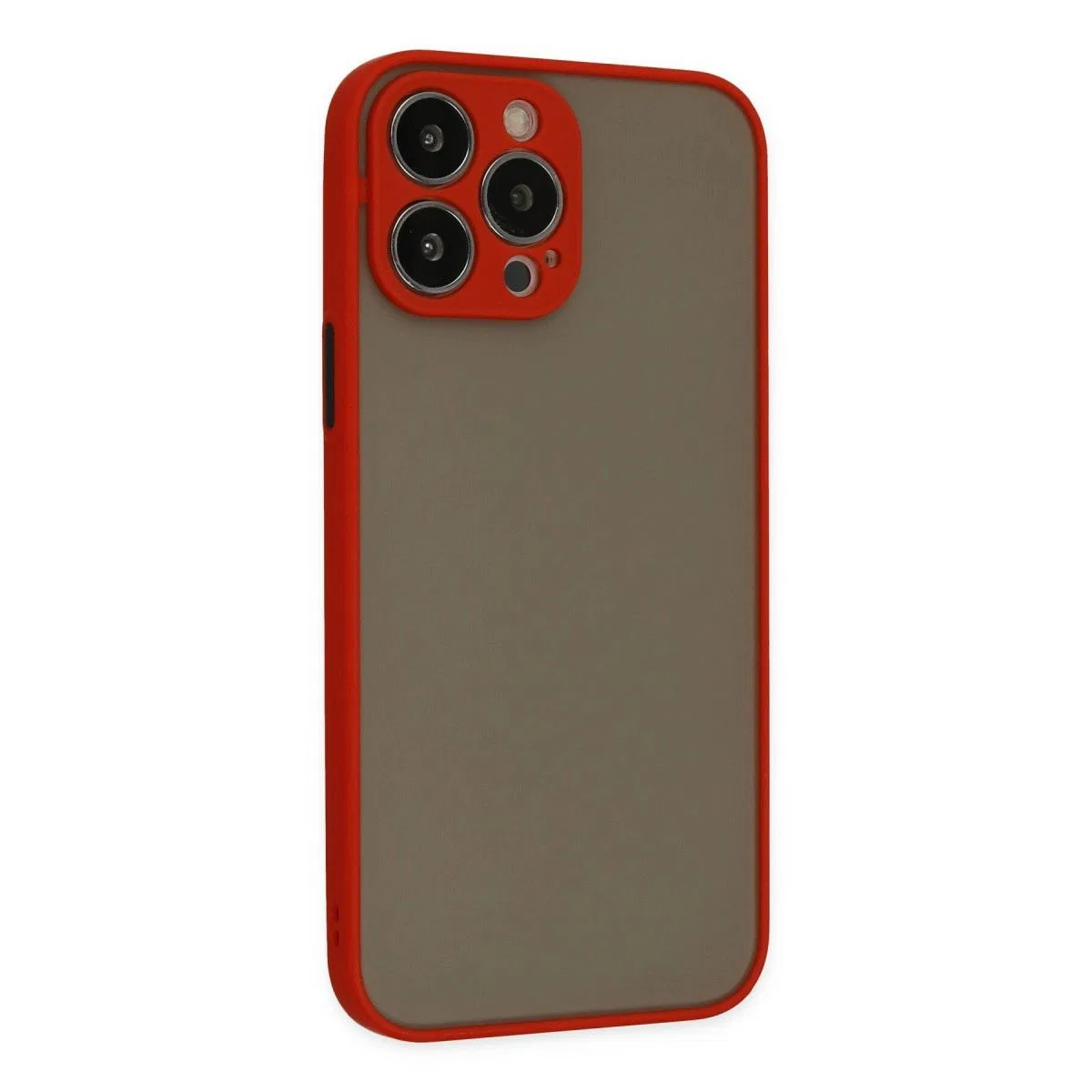 Apple İphone 13 Pro Kılıf Montreal Silikon Kapak - Kırmızı