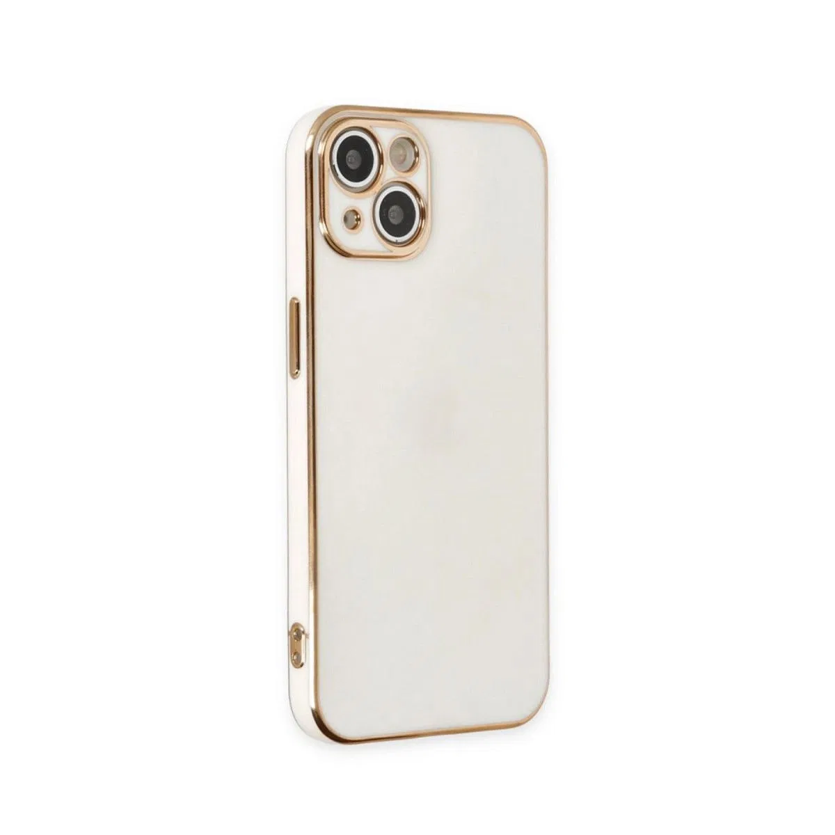 Apple İphone 15 Kılıf Volet Silikon - Beyaz