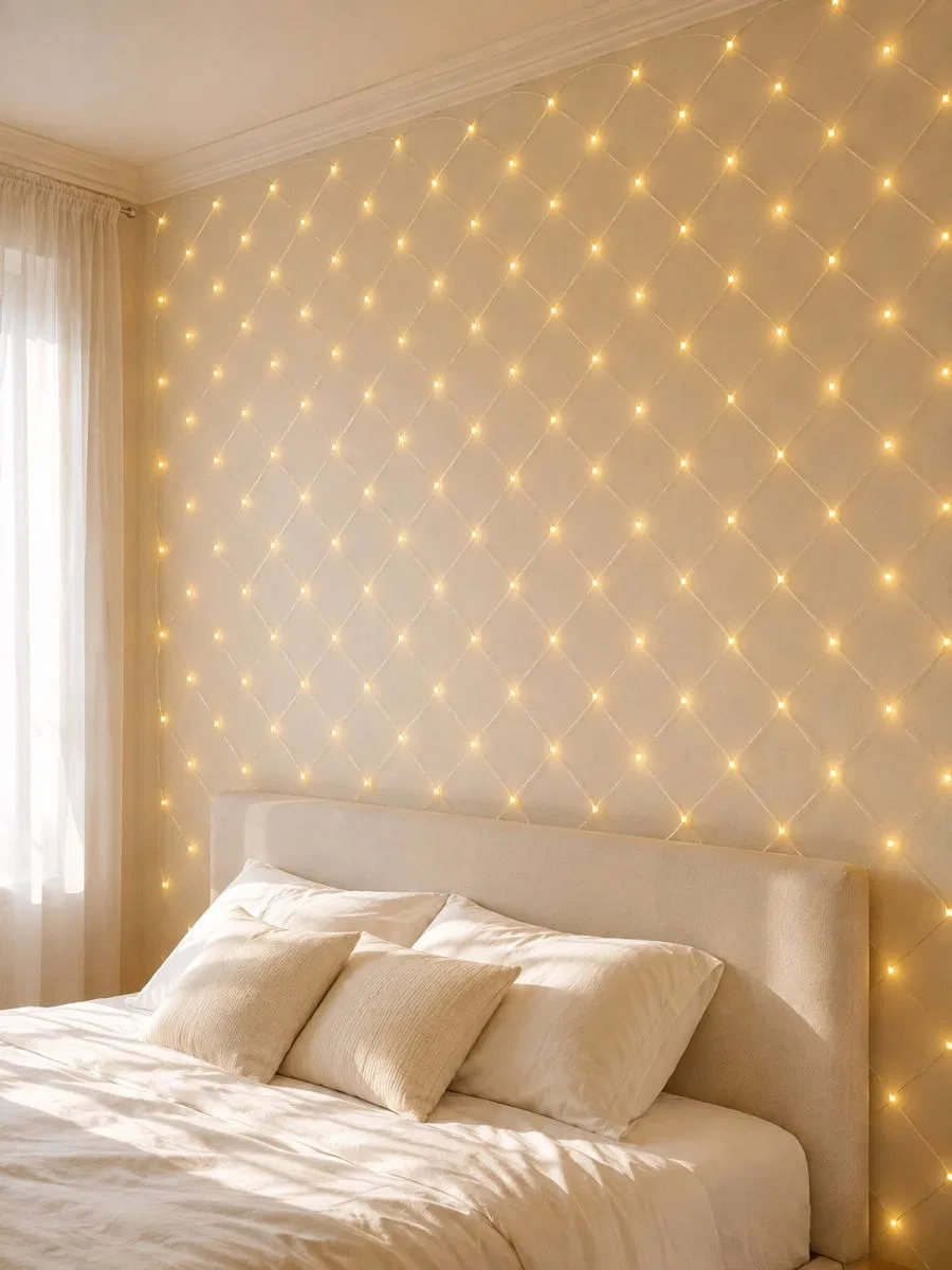 Led Ağ Işık Dekoratif File Aydınlatma Balkon Oda Ve Bahçe Süsleme Yeni Nesil