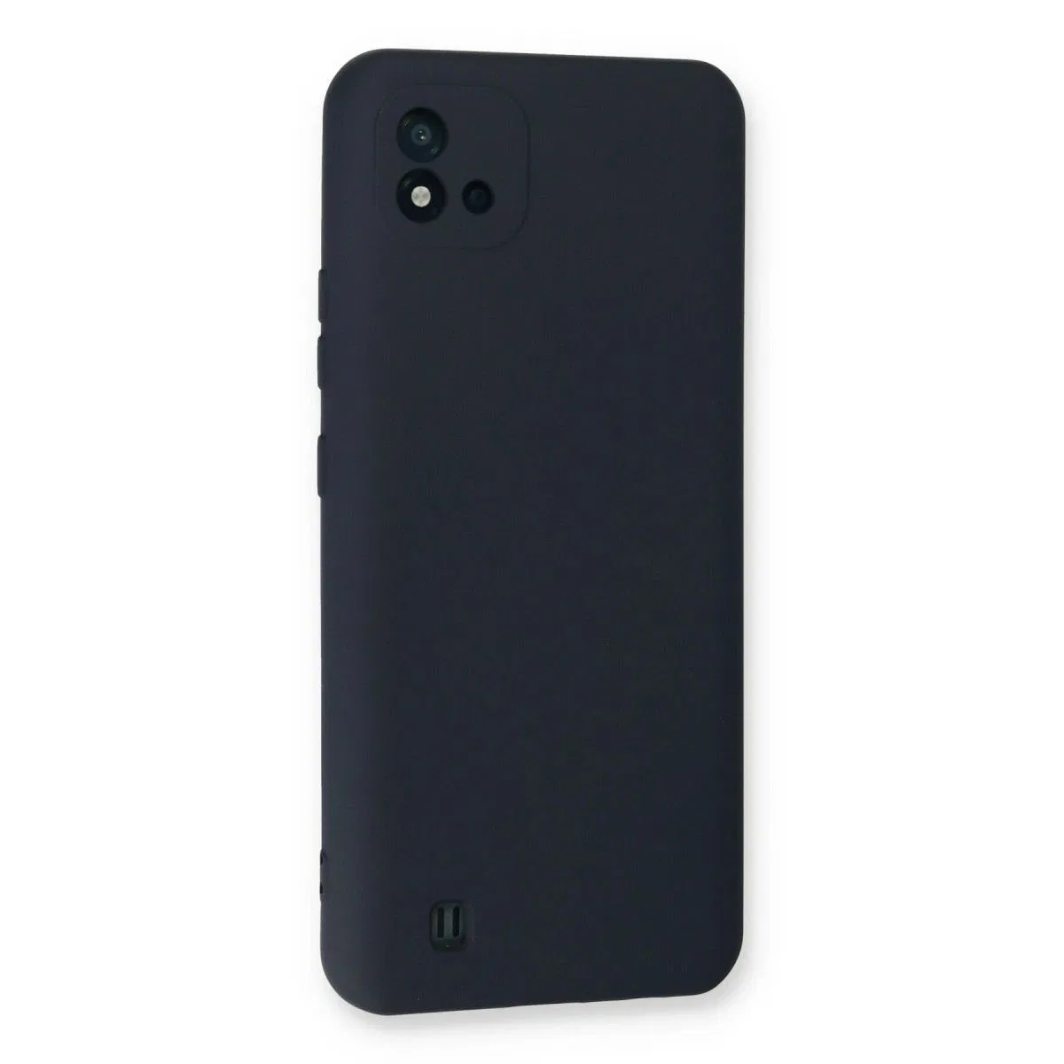 Realme C11 2021 Kılıf Nano İçi Kadife Silikon - Lacivert