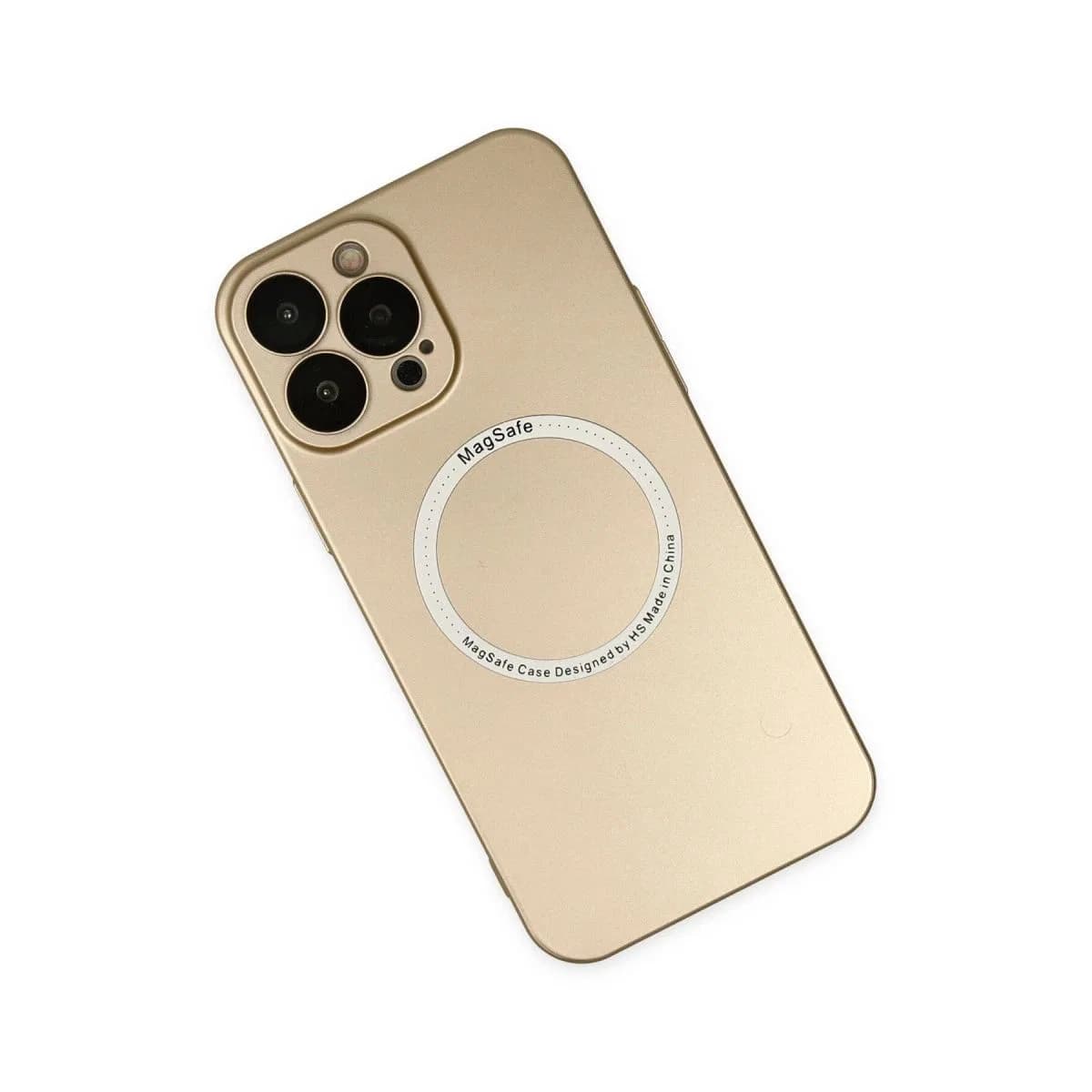 Apple İphone 13 Pro Kılıf Jack Magneticsafe Lens Silikon - Gold
