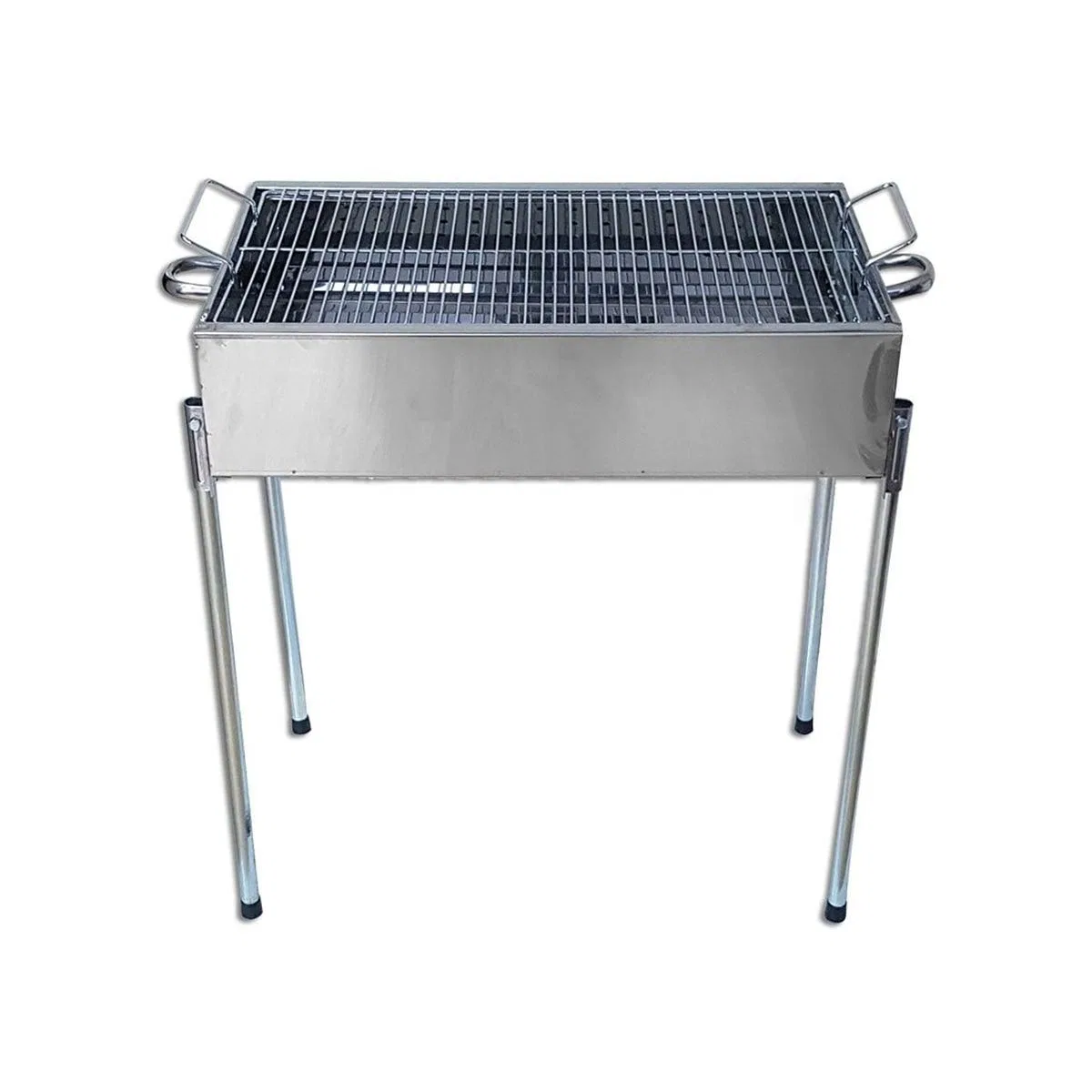 Paslanmaz Portatif Mangal 70 cm Ayaklı Standlı