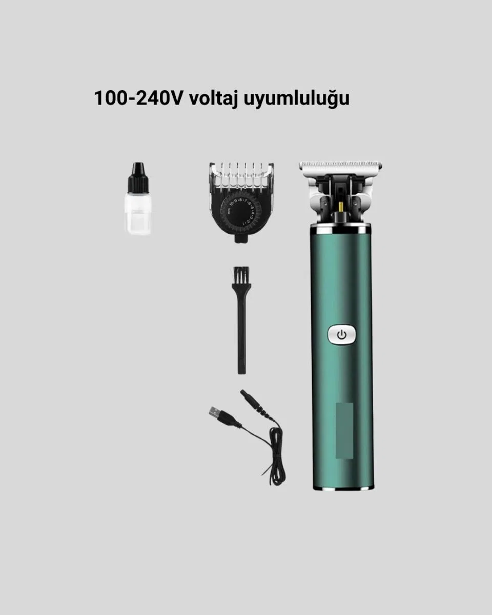 Şarjlı Erkek Tıraş Makinesi – 180 Dakika Pil Ömrü, 2. 5 Saat Hızlı Şarj, Usb Ve Powerbank Uyumlu