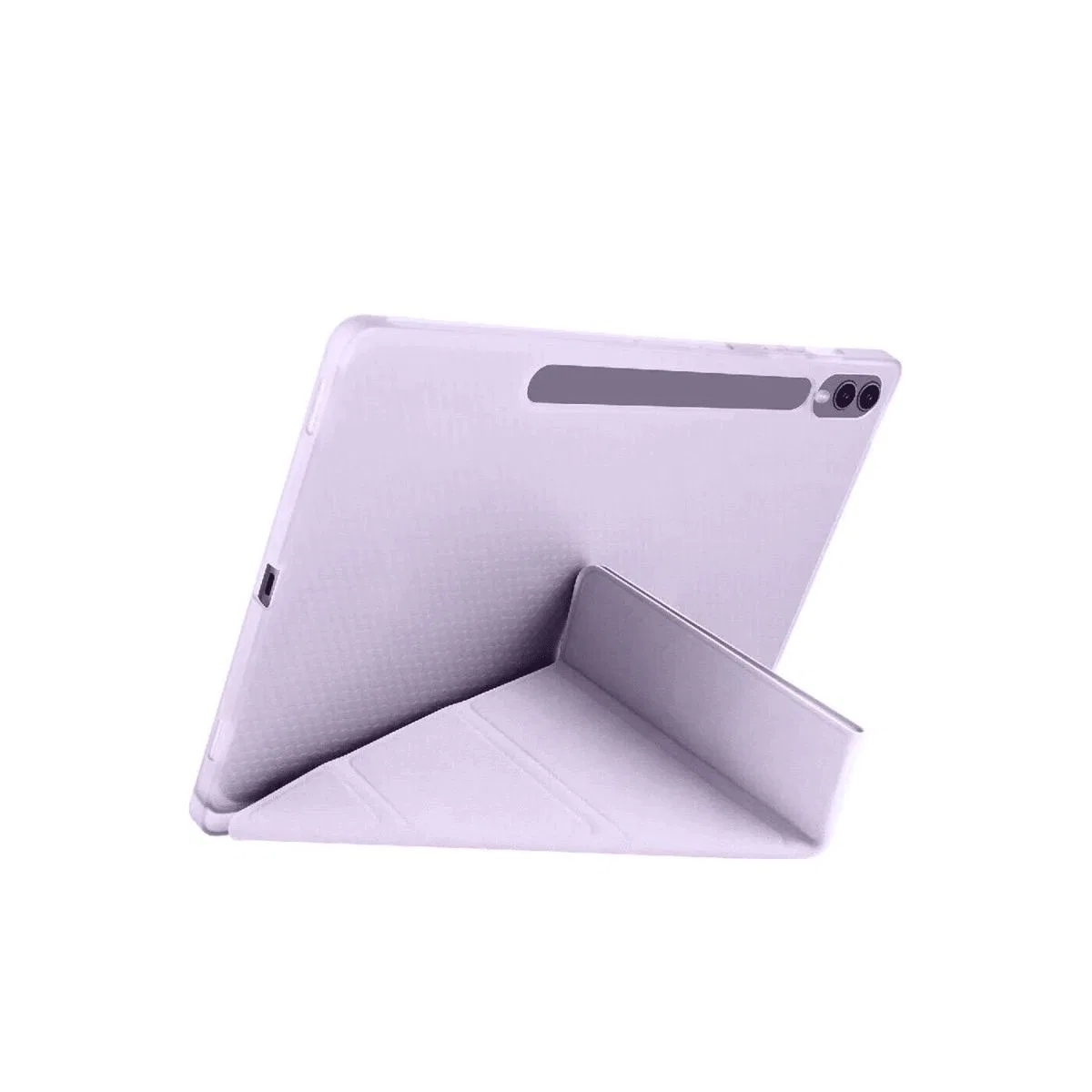 Samsung Galaxy X610 Tab S9 Fe Plus 12. 4 Kılıf Kalemlikli Mars Tablet Kılıfı - Lila