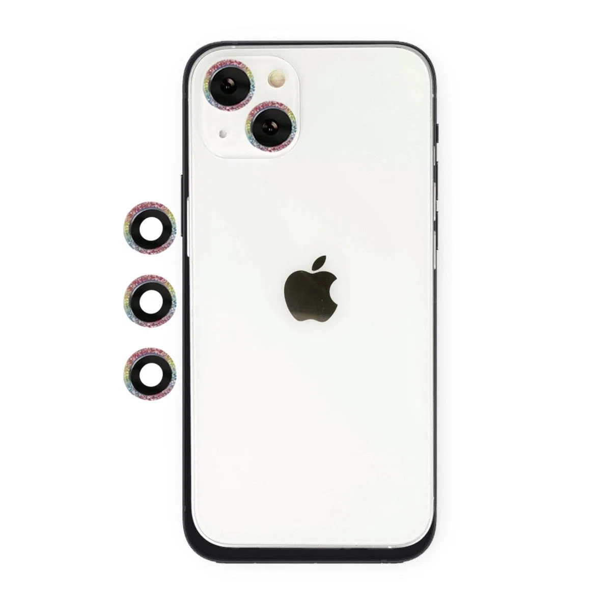 Apple İphone 14 Shine Kamera Lens - Rainbow