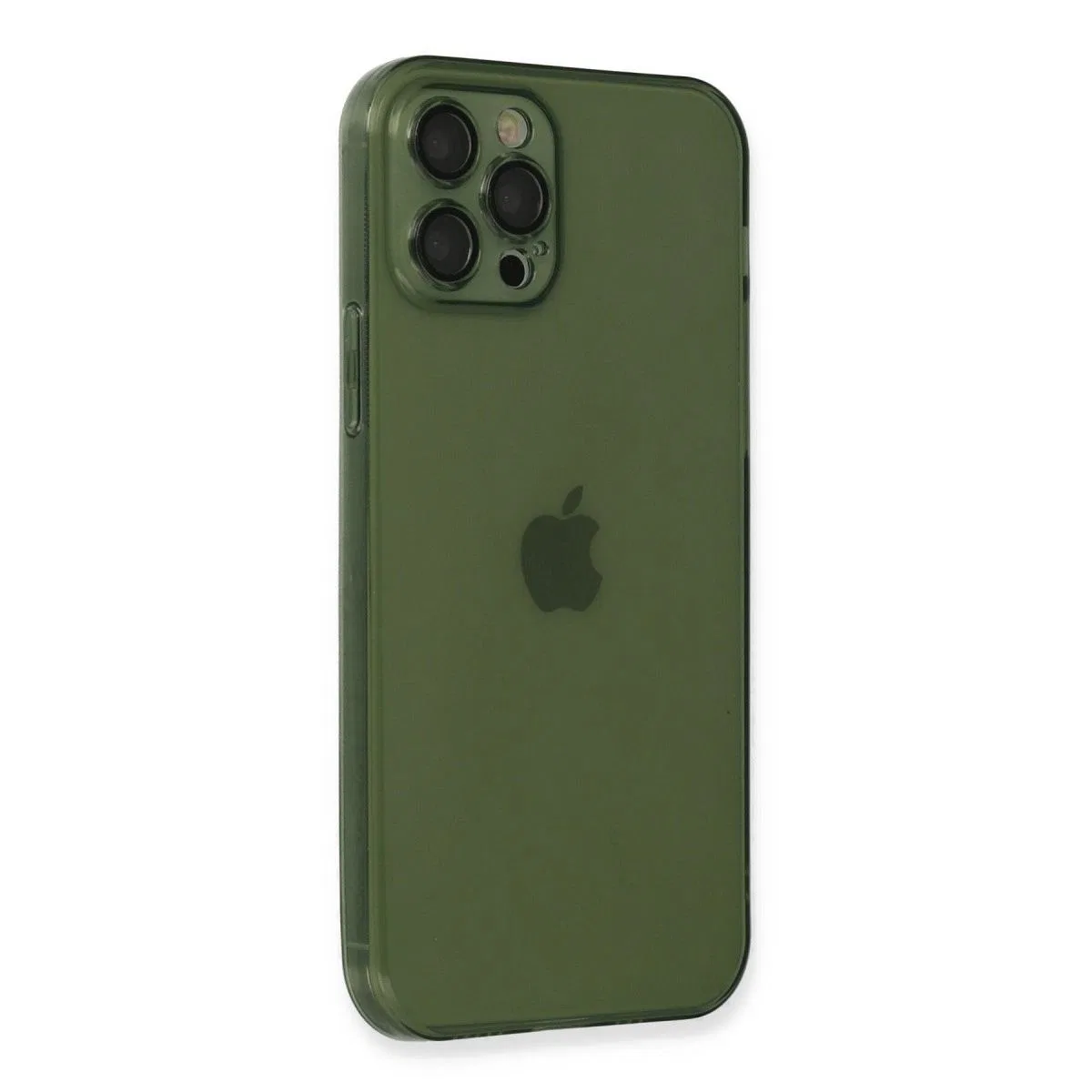 Apple İphone 12 Pro Kılıf Fly Lens Silikon - Yeşil