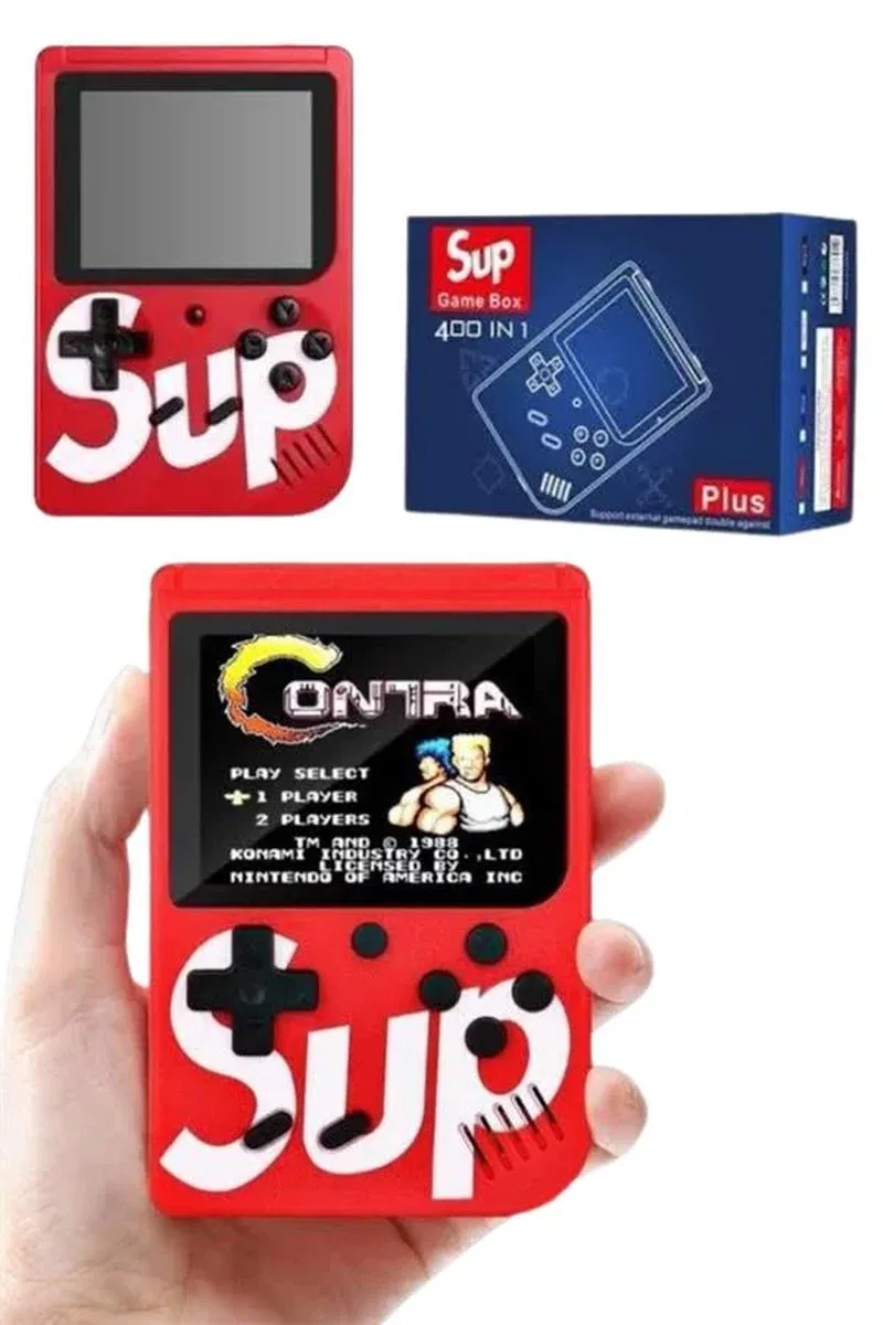 Çocuklara Özel Taşınabilir Sup El Atarisi 400 Oyunlu Nostaljik Oyun Konsolu