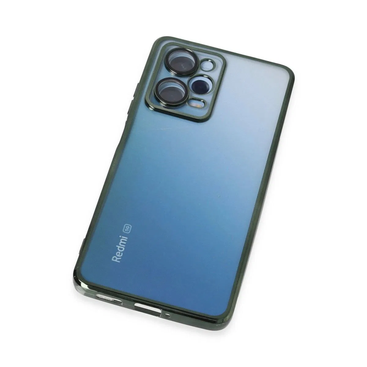 Xiaomi Redmi Note 12 Pro 5g Kılıf Razer Lensli Silikon - Yeşil