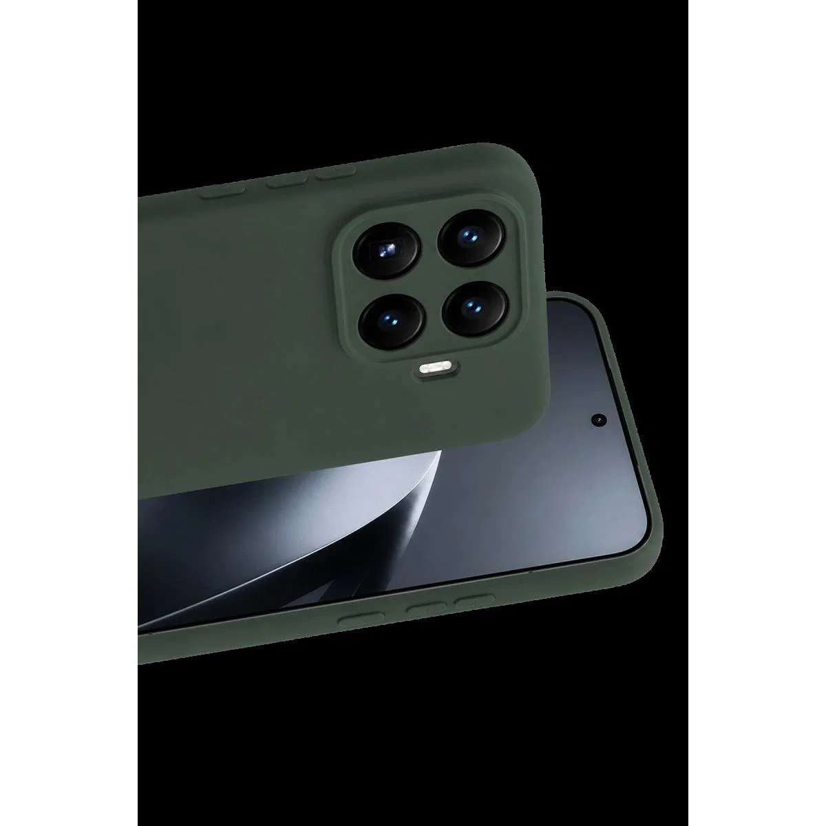 Xiaomi Mi 17t Pro First Silikon - Koyu Yeşil