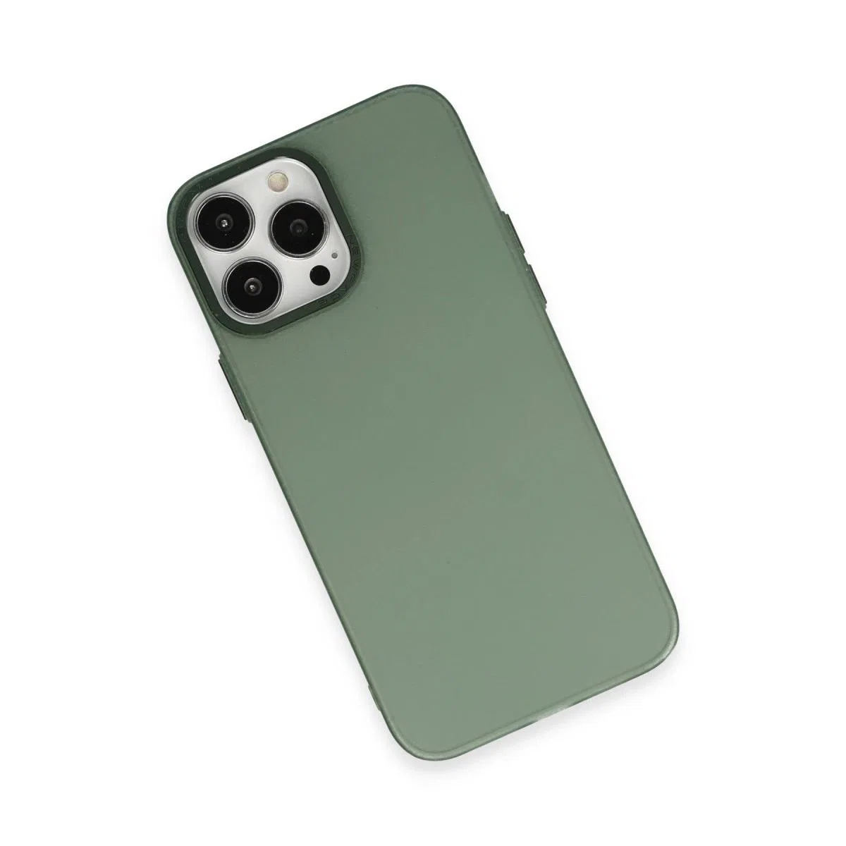 Apple İphone 14 Pro Max Kılıf Modos Metal Kapak - Koyu Yeşil