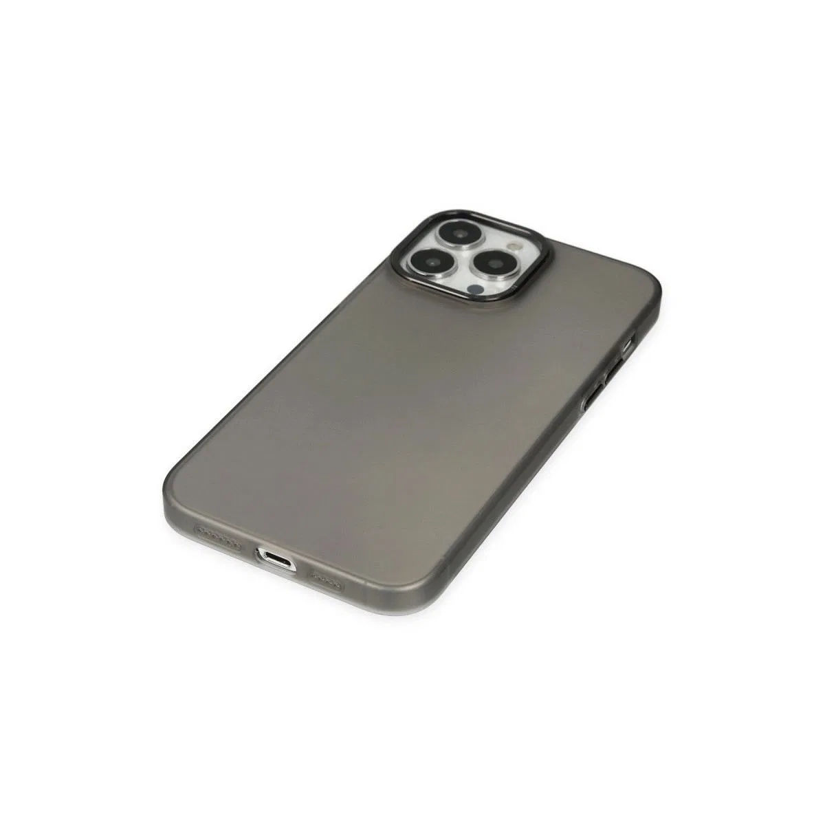 Apple İphone 14 Pro Max Kılıf Modos Metal Kapak - Siyah