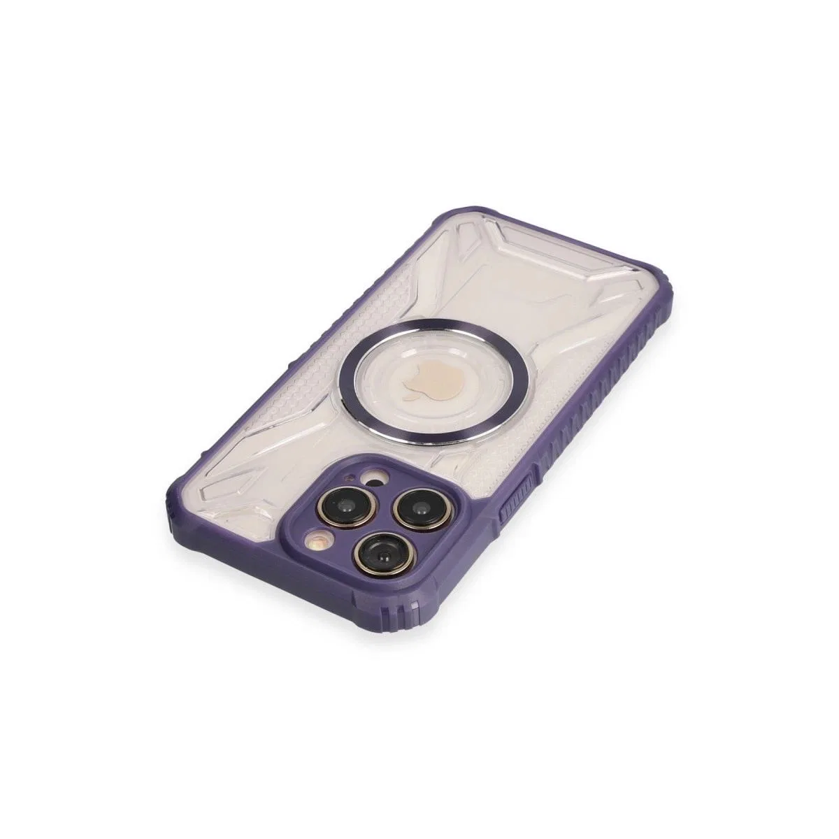 Apple İphone 13 Pro Max Kılıf Prag Magneticsafe Kapak - Derin Mor