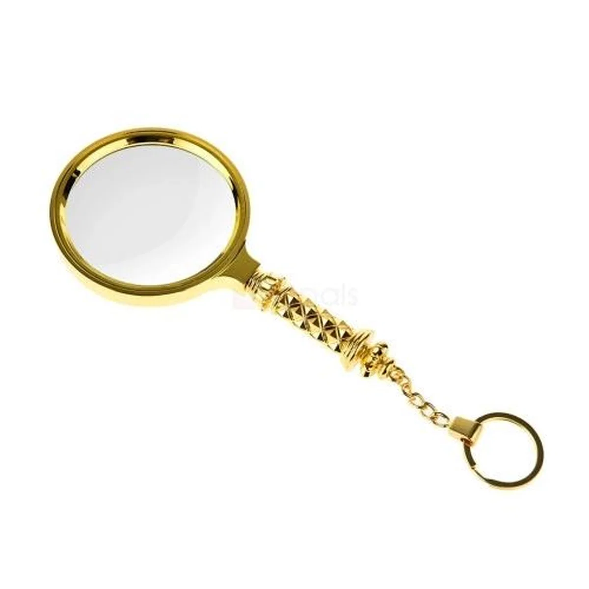 5x90mm Tüm Metal Altın Renkli, Hediye Büyüteç, optik Lensler Ile Çinko Alaşım Metal Çerçeve