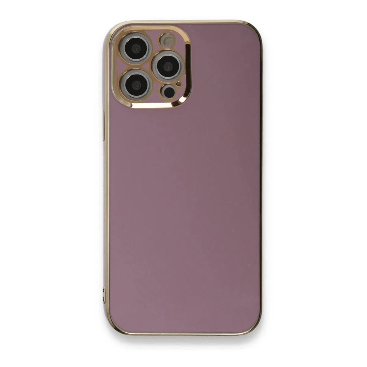 Apple İphone 12 Pro Kılıf Volet Silikon - Mor